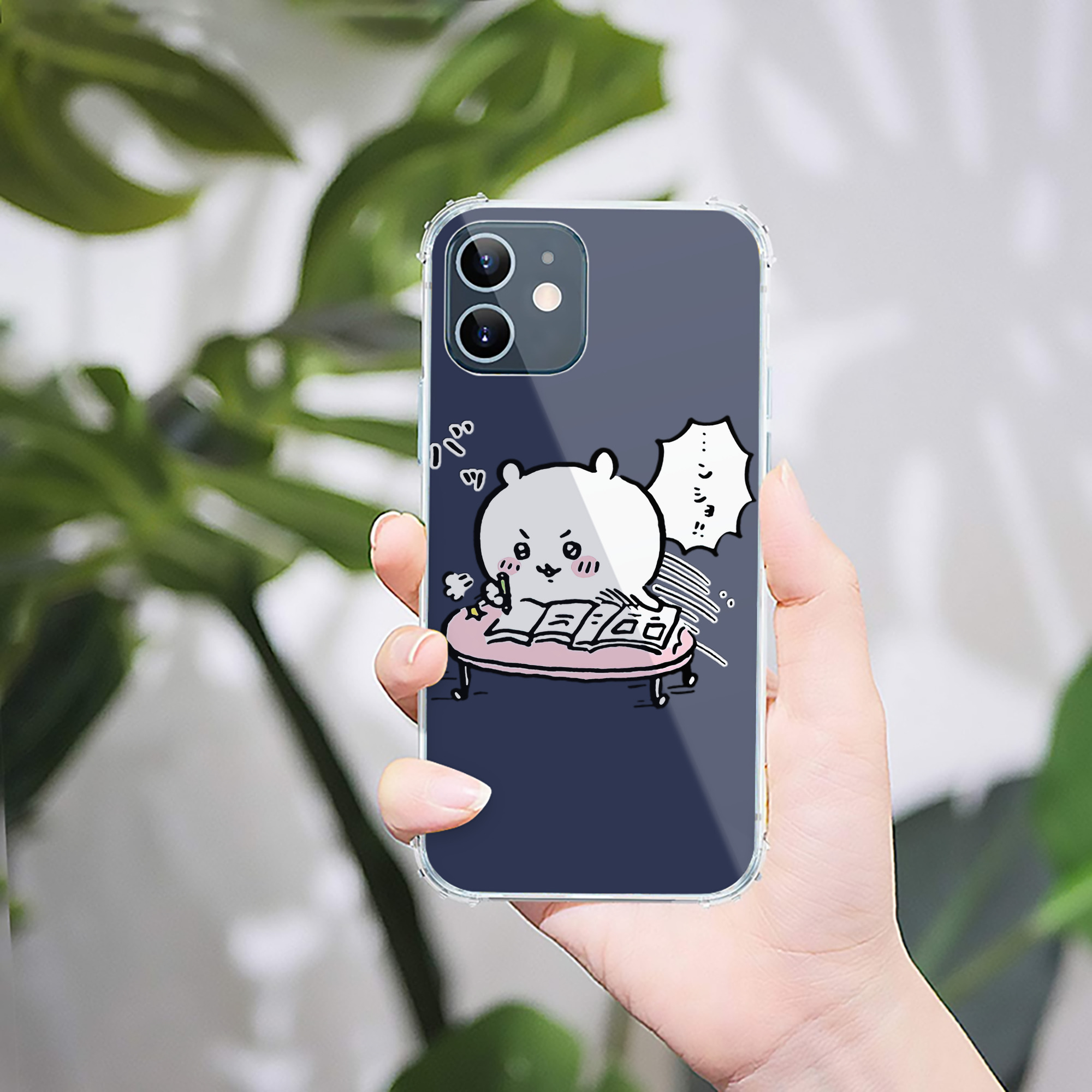 （画像用） ちいかわ ちいかわ Chii-kawa chiikawa 【iPhone 12シリーズ対応】透明スマホケース（クリアソフトケース）